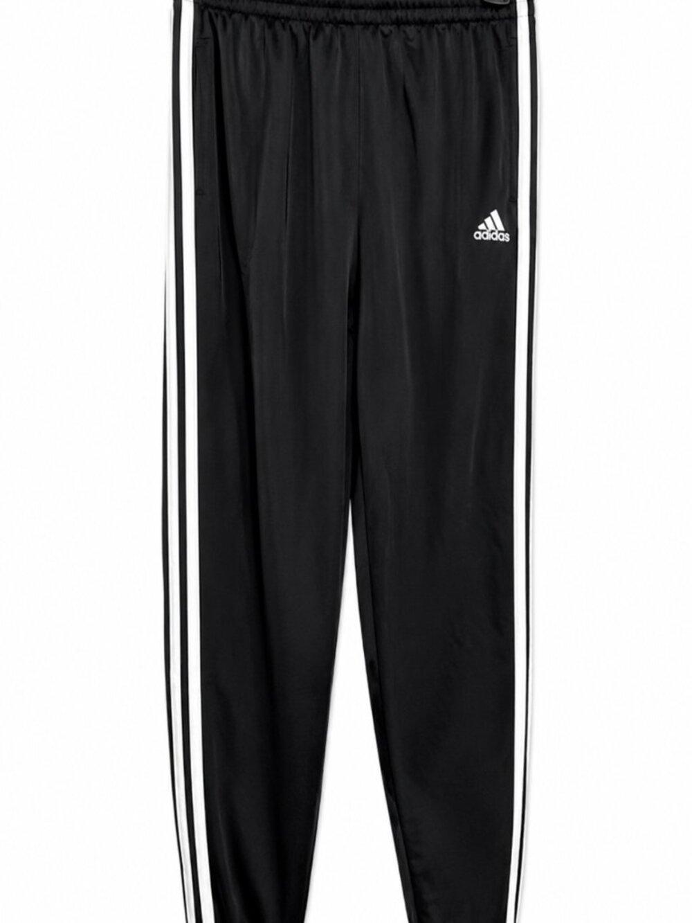 Adidas Boys XL 18/20 Black 3-Stripes Track Pants Joggers